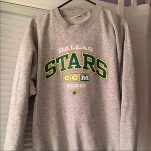 CCM NHL Dallas Stars vintage crew neck sweatshirt